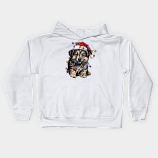 Christmas Puppy Kids Hoodie